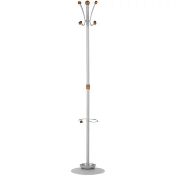 Ruhafogas, fém váz, fa gombokkal, "Orione", ezüst Ruhafogas, fém váz, fa gombokkal, "Orione", ezüst