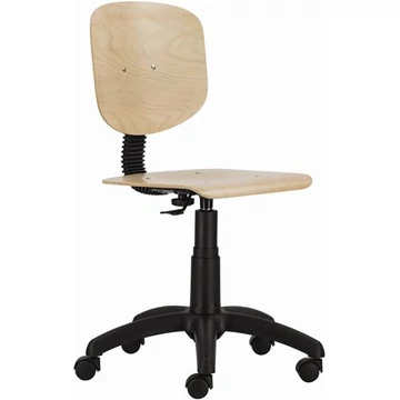 Munkaszék, gázliftes, háttámlás, fa ülőfelület és támla, "1030 Nor", bükk Munkaszék, gázliftes, háttámlás, fa ülőfelület és támla, "1030 Nor", bükk