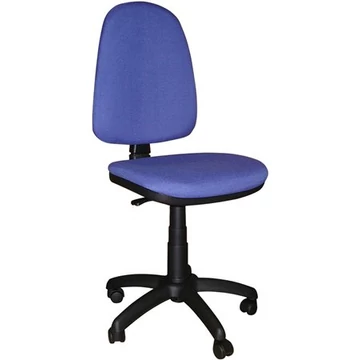 Irodai forgószék, szövetborítás, fekete lábkereszt, "Megane", kék-fekete