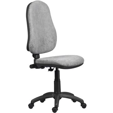 Irodai forgószék, szövetborítás, fekete lábkereszt, "Xenia ASYN", világosszürke