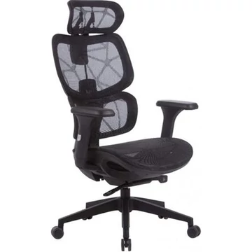 Irodai forgószék, hálós ülőlap és háttámla, fekete műanyag lábkereszt, "Humantech", fekete Irodai forgószék, hálós ülőlap és háttámla, fekete műanyag lábkereszt, "Humantech", fekete
