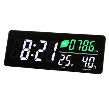 Időjárás állomás, LED kijelzővel, falra szerelhető, ALBA, fekete Időjárás állomás, LED kijelzővel, falra szerelhető, ALBA, fekete