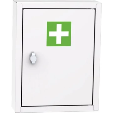 Fémszekrény, gyógyszer és kötszer tartó, 45x35x11 cm Fémszekrény, gyógyszer és kötszer tartó, 45x35x11 cm