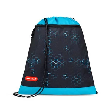 Tornazsák, BELMIL "Kick the ball", fekete- kék, foci Tornazsák, BELMIL "Kick the ball", fekete- kék, foci