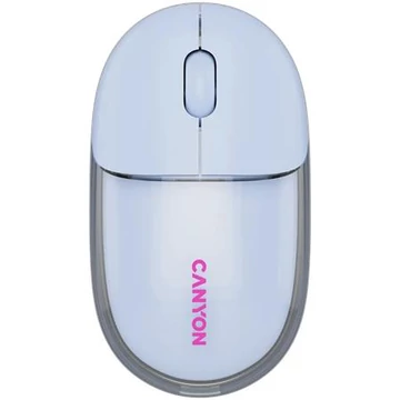 Egér, vezeték nélküli, dual-mode kapcsolat, optikai, CANYON "OnClick 24", kék