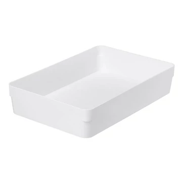 Fiókrendező, 30x6x20 cm, SMARTSTORE "Compact", fehér
