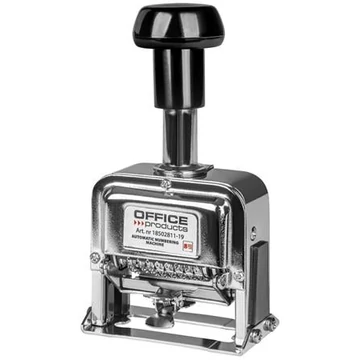 Sorszámbélyegző, automata, fém, 8 karakter, OFFICE PRODUCT
