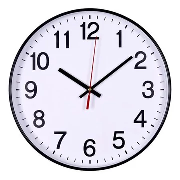 Falióra, 30 cm, OFFICE PRODUCTS, fekete keret
