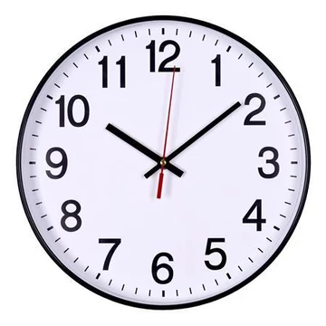 Falióra, 34 cm, OFFICE PRODUCTS, fekete keret