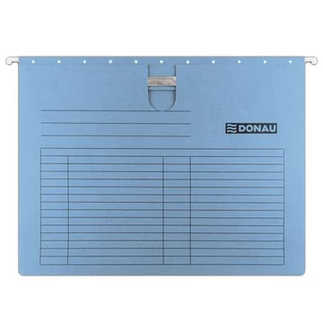 Függőmappa, gyorsfűzős, karton, A4, DONAU, kék Függőmappa, gyorsfűzős, karton, A4, DONAU, kék