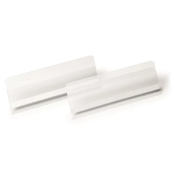 Logisztikai zseb, 210x74 mm, fekvő, DURABLE "HARD COVER", öntapadó csíkkal, átlátszó, 10 db/csomag