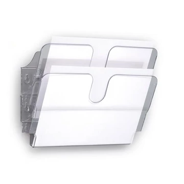 Prospektustartó, fali, fekvő, A4, DURABLE "FLEXIPLUS 2", áttetsző Prospektustartó, fali, fekvő, A4, DURABLE "FLEXIPLUS 2", áttetsző