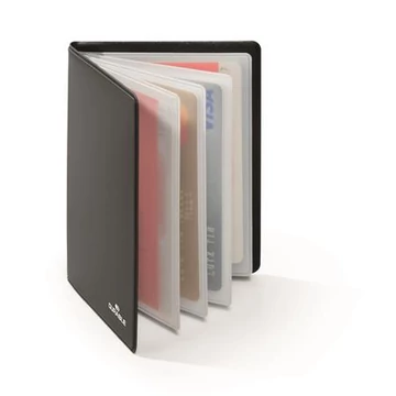 Bankkártyatartó, 8 db-os, RFID védelemmel, DURABLE, fekete Bankkártyatartó, 8 db-os, RFID védelemmel, DURABLE, fekete