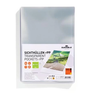 Genotherm, "L", PP, A4, 100 mikron, DURABLE "rPP", 100 db/csomag