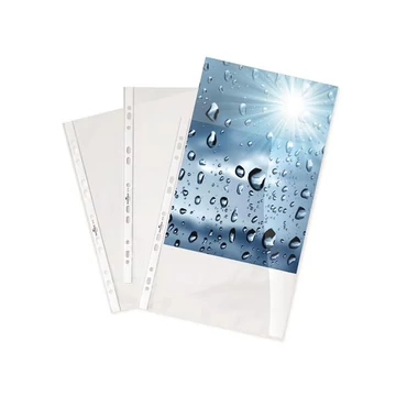 Genotherm, lefűzhető, A4, 80 mikron, víztiszta, DURABLE, 100 db/csomag