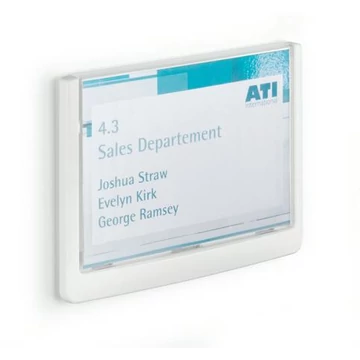 Információs tábla, 149x105,5 mm, DURABLE "CLICK SIGN", fehér