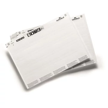 Betétlap, 200x17 mm, DURABLE, fehér Betétlap, 200x17 mm, DURABLE, fehér