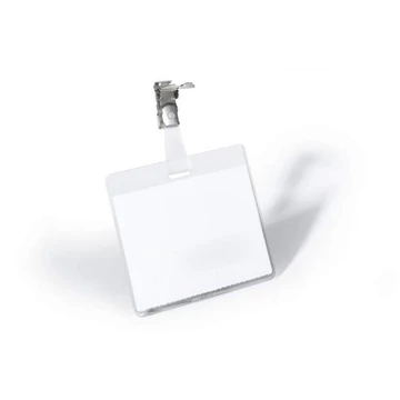 Névkitűző, csíptetővel, 60x90mm, DURABLE