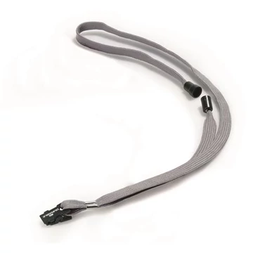 Nyakbaakasztó, klippel, DURABLE, szürke Nyakbaakasztó, klippel, DURABLE, szürke