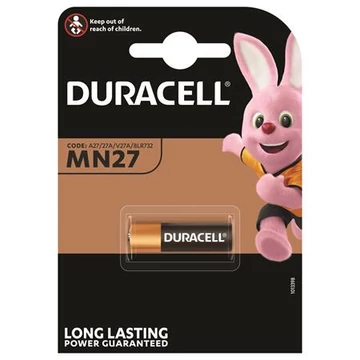 Speciális elem, MN27, 1 db, DURACELL Speciális elem, MN27, 1 db, DURACELL