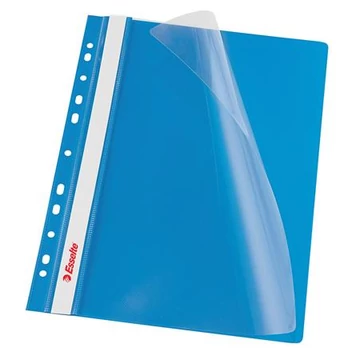 Gyorsfűző, lefűzhető, PP, A4, ESSELTE, VIVIDA, kék, 10 db/csomag