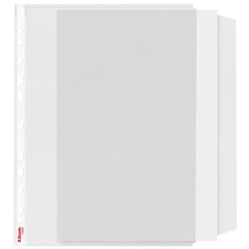 Genotherm, lefűzhető, A4, 100 mikron, narancsos felület, behajtható füllel, ESSELTE, 10 db/csomag