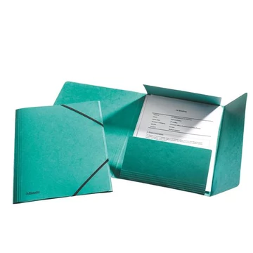 Gumis mappa, 15 mm, prespán, A4, ESSELTE "Rainbow", zöld Gumis mappa, 15 mm, prespán, A4, ESSELTE "Rainbow", zöld