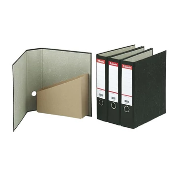 Iratrendező és iratpapucs egyben, 75 mm, A4, karton, márványos, ESSELTE, fekete Iratrendező és iratpapucs egyben, 75 mm, A4, karton, márványos, ESSELTE, fekete