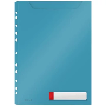 Genotherm, lefűzhető, A4 maxi, LEITZ "Cosy Privacy", nyugodtkék, 3 db/csomag
