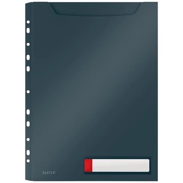 Genotherm, lefűzhető, A4 maxi, LEITZ "Cosy Privacy", bársonyszürke Genotherm, lefűzhető, A4 maxi, LEITZ "Cosy Privacy", bársonyszürke
