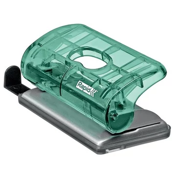 Lyukasztó, mini, kétlyukú, 10 lap, RAPID, "Colour`Breeze", zöld Lyukasztó, mini, kétlyukú, 10 lap, RAPID, "Colour`Breeze", zöld