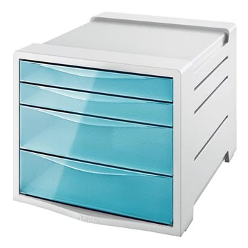 Irattároló, műanyag, 4 fiókos, ESSELTE "Colour`Breeze", áttetsző kék Irattároló, műanyag, 4 fiókos, ESSELTE "Colour`Breeze", áttetsző kék