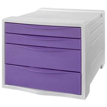 Irattároló, műanyag, 4 fiókos, ESSELTE "Colour`Breeze", áttetsző levendula Irattároló, műanyag, 4 fiókos, ESSELTE "Colour`Breeze", áttetsző levendula