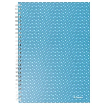 Spirálfüzet, A5, kockás, 80 lap, ESSELTE "Colour`Breeze", kék