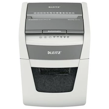 Iratmegsemmisítő, konfetti, 50 lap, LEITZ "IQ AutoFeed SmallOffice 50 P4 Pro"