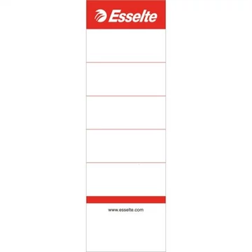Cserecímke, iratrendezőhöz, kétoldalas, 50x158 mm, ESSELTE, fehér Cserecímke, iratrendezőhöz, kétoldalas, 50x158 mm, ESSELTE, fehér