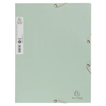 Gumis mappa, prespán, A4, 15 mm, EXACOMPTA, "Autentik", zsálya Gumis mappa, prespán, A4, 15 mm, EXACOMPTA, "Autentik", zsálya