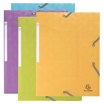 Gumis mappa, PP, A4, 15 mm, EXACOMPTA "Pop`NCo", vegyes színek Gumis mappa, PP, A4, 15 mm, EXACOMPTA "Pop`NCo", vegyes színek