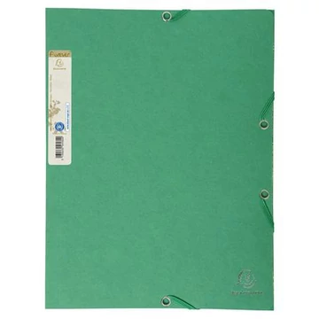 Gumis mappa, karton, A4, EXACOMPTA "Forever®", zöld