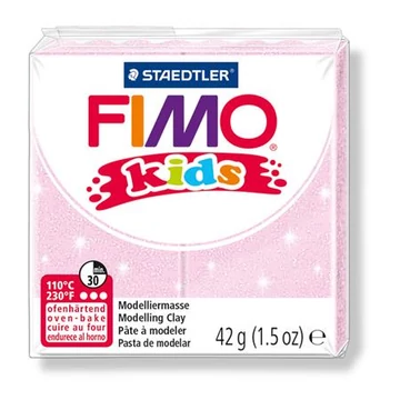 Gyurma, 42 g, égethető, FIMO "Kids", gyöngyház világos rózsaszín Gyurma, 42 g, égethető, FIMO "Kids", gyöngyház világos rózsaszín