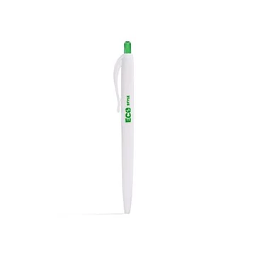 Golyóstoll, 0,25 mm, nyomógombos, FLEXOFFICE "FO-029 Eco Style", kék