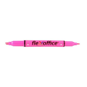 Szövegkiemelő, 1,0/4,0 mm, kétvégű, FLEXOFFICE "HL01", rózsaszín Szövegkiemelő, 1,0/4,0 mm, kétvégű, FLEXOFFICE "HL01", rózsaszín