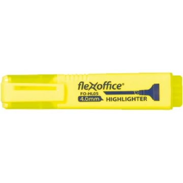 Szövegkiemelő, 1-4 mm, FLEXOFFICE "HL05", sárga Szövegkiemelő, 1-4 mm, FLEXOFFICE "HL05", sárga