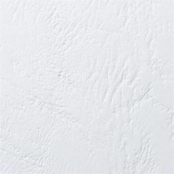 Hátlap, A4, 250 g, bőr mintázat, GBC "LeatherGrain", fehér