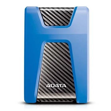 2,5" HDD (merevlemez), 2TB, USB 3.2 Gen1, ütésálló, ADATA "HD650", kék 2,5" HDD (merevlemez), 2TB, USB 3.2 Gen1, ütésálló, ADATA "HD650", kék