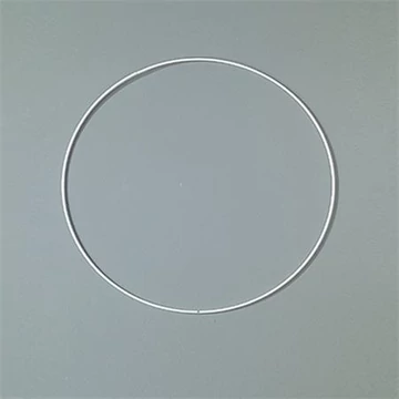 Fém karika, fehér, EFCO, 18 cm