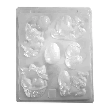 Öntőforma, fehér, húsvéti Öntőforma, fehér, húsvéti