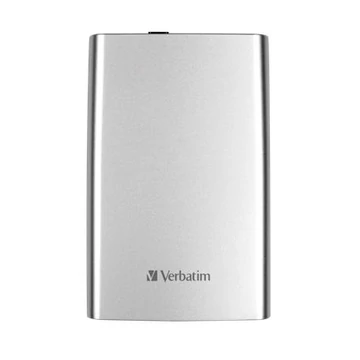 2,5" HDD (merevlemez), 2TB, USB 3.0, VERBATIM, ezüst
