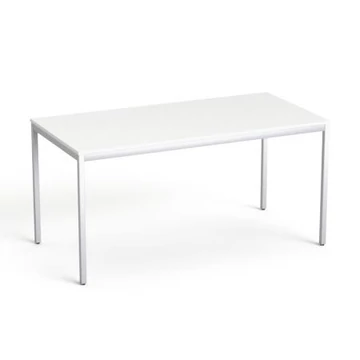 Általános asztal fémlábbal, 75x150 cm, MAYAH "Freedom SV-39", fehér