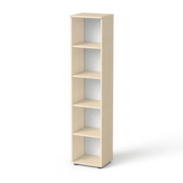 Szekrény, 5 rendező magas, nyitott, polcos, keskeny MAYAH "Freedom SV-03", juhar Szekrény, 5 rendező magas, nyitott, polcos, keskeny MAYAH "Freedom SV-03", juhar